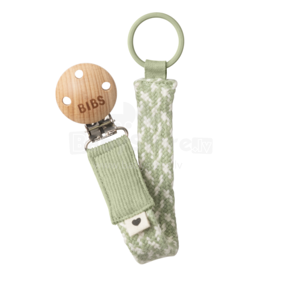 Bibs Pacifier Clip Art.154816 Sage Ivory