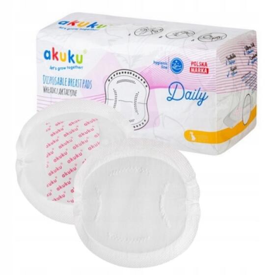 Akuku Pads Art.A0160 White Bra pads (60 pcs.)