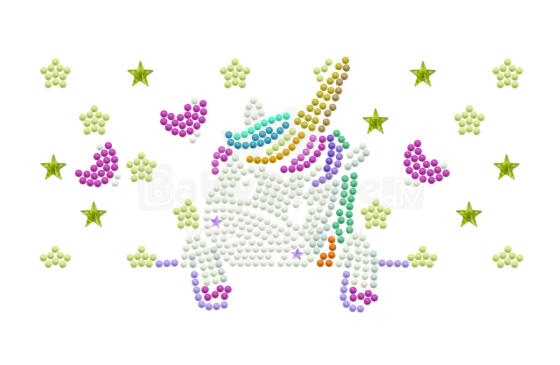 "DIAMOND DOTS radošs dimanta gleznas komplekts ""Unicorn"", 2000+ punkti, DTZ10.012"