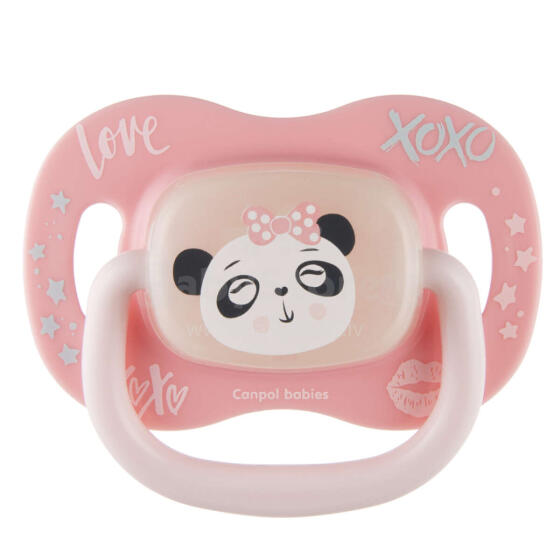 Canpol Babies Exotic Art.34/921_pand Silicone pacifier with symmetrical shape 6-18M