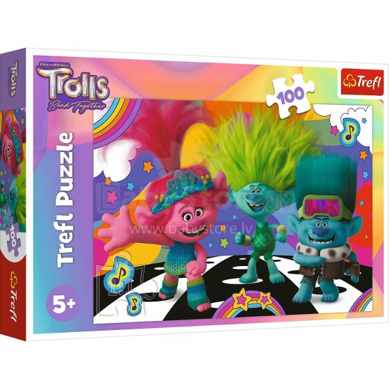 TREFL TROLLS Puzzle Trolls 3, 100 pcs