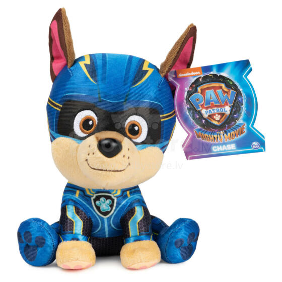PAW PATROL Mighty Pups Movie plush Chase 15 cm