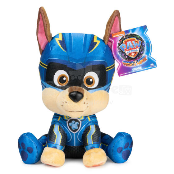 PAW PATROL Mighty Pups Movie plush Chase 22 cm