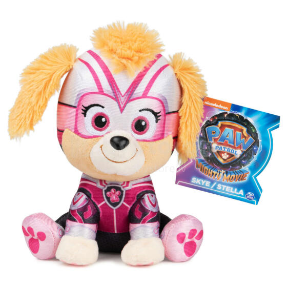 PAW PATROL Mighty Pups Movie plush Skye 15 cm