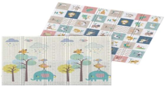 Ikonka Art.KX4503_3 Educational foam mat for children street 180x200cm