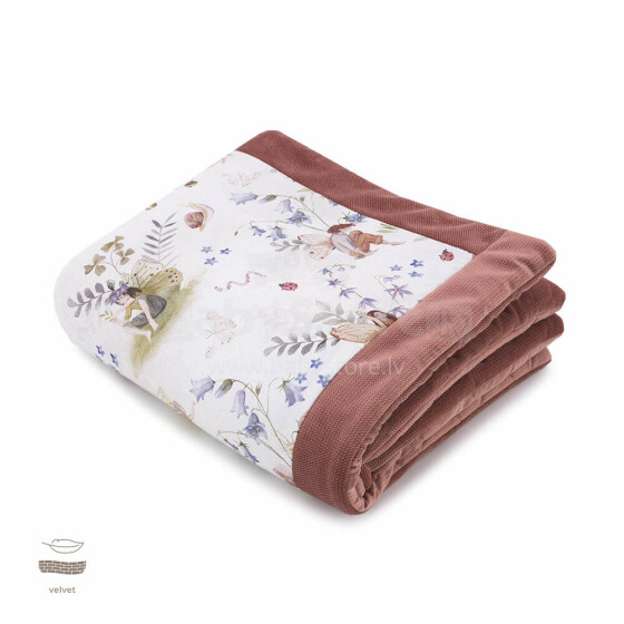 Makaszka Velvet Blanket Art.155389 Высококачественное детское двустороннее одеяло (75x100 см)