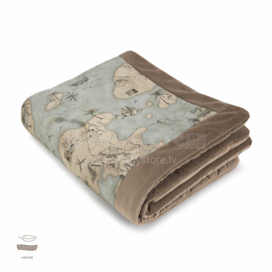 Makaszka Velvet Blanket Art.155407 Augstākās kvalitātes divpusēja sedziņa (100x150 cm)