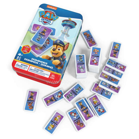 SPINMASTER GAMES spēle "Dominoes Paw Patrol", 6067468
