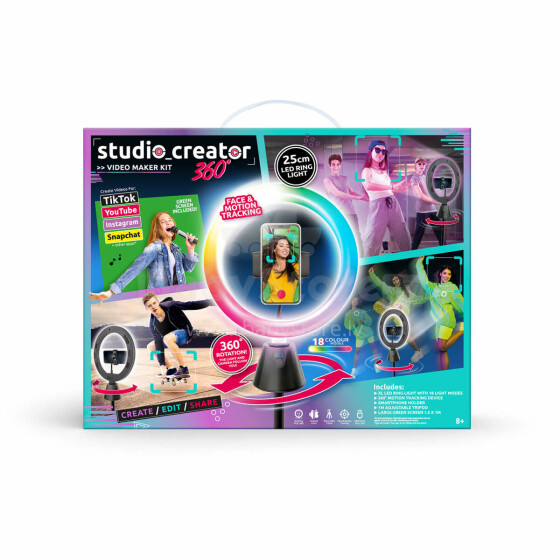 Studio Creator Video maker kit 360° Rotating Studio