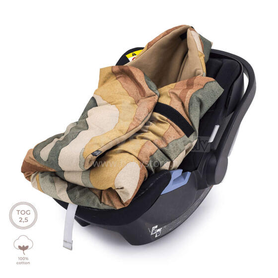 Makaszka Car Seat Blanket Art.KOC5COTTONRAIN022 Rainbow Mountain