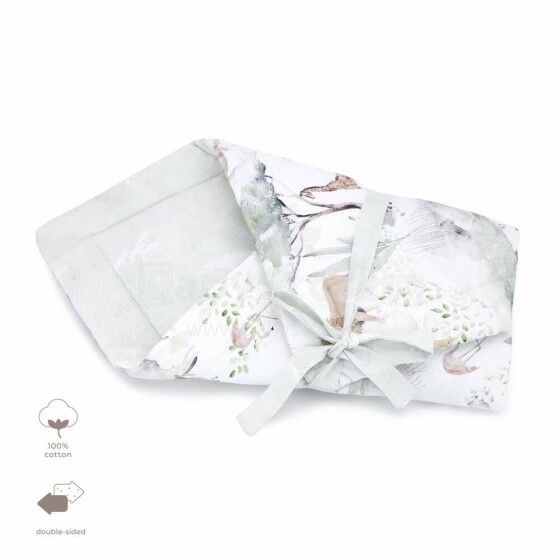 Makaszka Blanket Art.155928 Sawanna конвертик для новорождённого из органического хлопка (75х75 см)