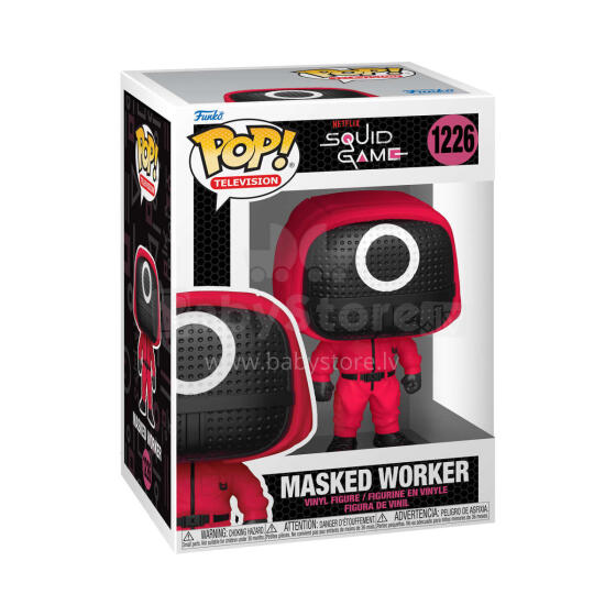 FUNKO POP! Vinyl Figure: Squid Game - Masked Worker, 10 cm