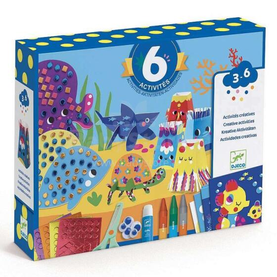 Djeco Art.DJ09294 Multi-activity kits - Seaside delights