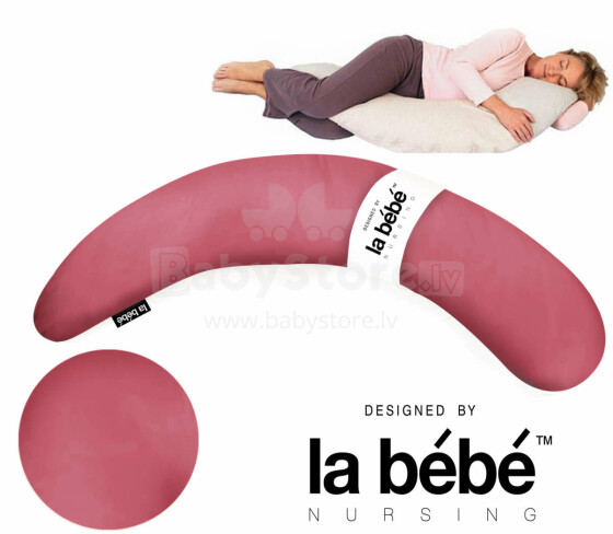 La Bebe™ Moon Maternity Pillow Art.155999 Geraldine didelė pagalvė nėščiosioms su atminties putomis (ypač minkštas ir tylus įdaras, tinkantis kūnui) 195 cm