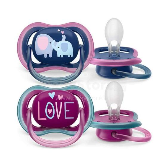 Philips Avent Ultra Air Deco Art.SCF349/22 Silicone soothers 18m+, 2 pcs