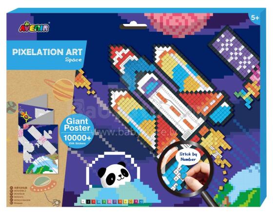 AVENIR Pixelation art set Space