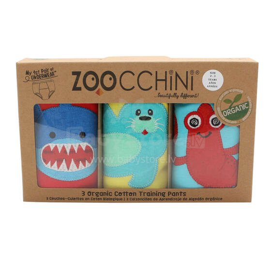 Zoocchini Art.ZOO13011 training panties, 3 pcs