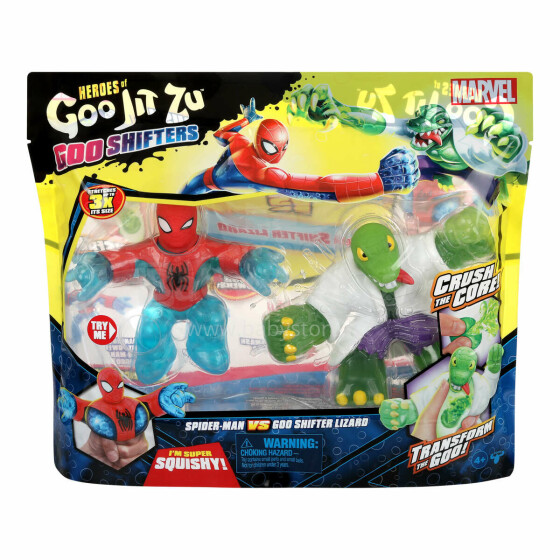 HEROES OF GOO JIT ZU Marvel Goo Shifters figuuride 2-pakk