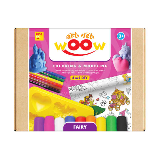 KIDS DO Art.F-41003 WOOW   Creative set 4 in 1 - FAIRY