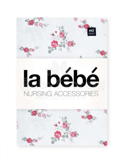 La bebe™ Cotton Nappy Art.156415 Flowers Dabīgas kokvilnas autiņš 100х150 cm