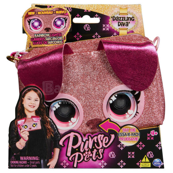 PURSE PETS interactive bag Wristlet Puppy
