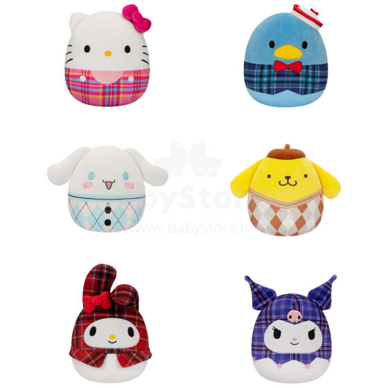 SQUISHMALLOWS HELLO KITTY Plīša rotaļlieta, 20 cm