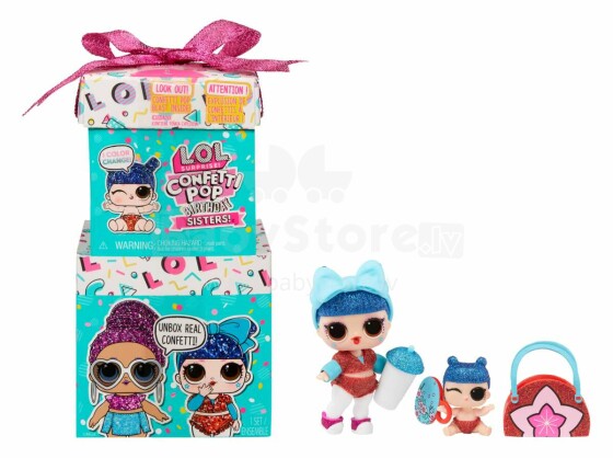 L.O.L. Surprise кукла Confetti pop birthday sisters
