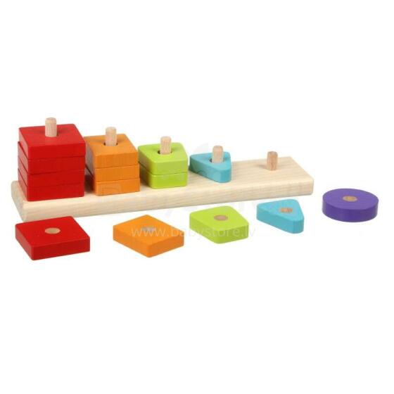 Cubika Wooden Geometric Sorter LSG-1 Art.15320
