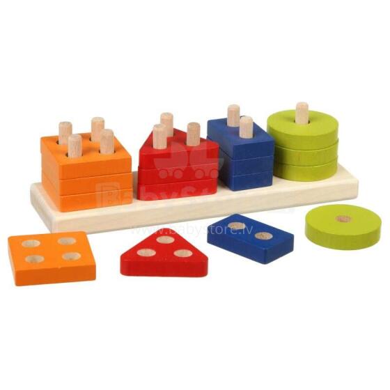 Cubika Wooden Geometric Sorter LSG-1 Art.15320