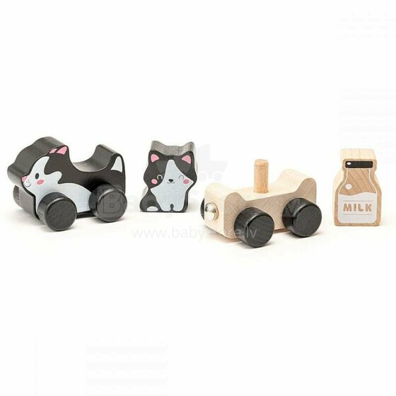 Cubika Clewer Kitties Art.15450 Развивающая деревянная игрушка Котята