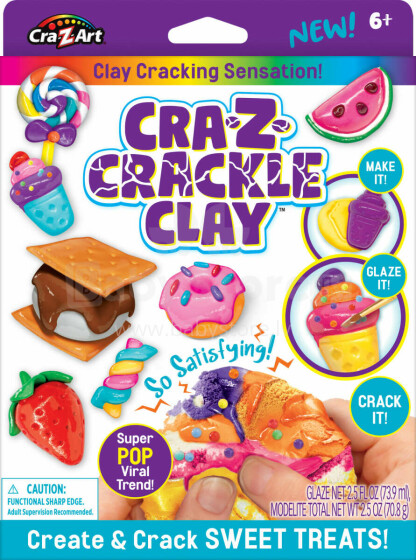 CRA-Z-ART Cra-Z-Crackle DIY набор глины "Сладости"