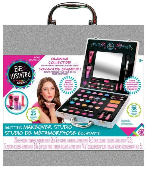 CRA-Z-ART Shimmer ‘n Sparkle make-up set Shimmering glitter makeover studio