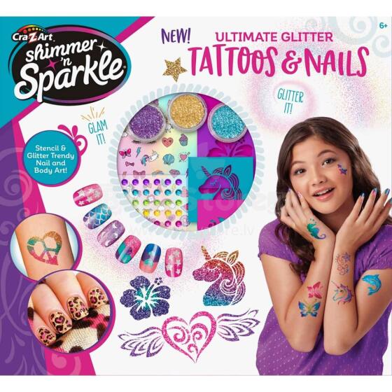 CRA-Z-ART Shimmer ‘n Sparkle manicure set Tattoos & nails
