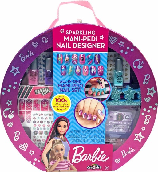 CRA-Z-ART Barbie maniküüri- ja pediküürikomplekt