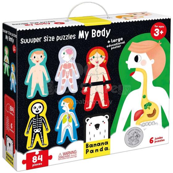 Banana Panda Suuuper Size Puzzles My Body Art.49026