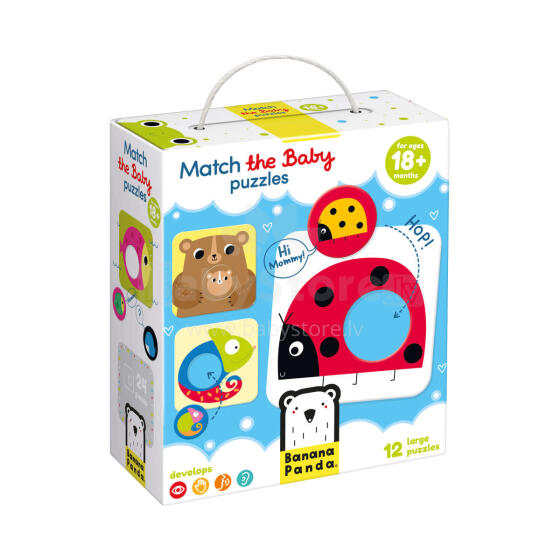 Banana Panda Match the Baby Puzzles Art.33683