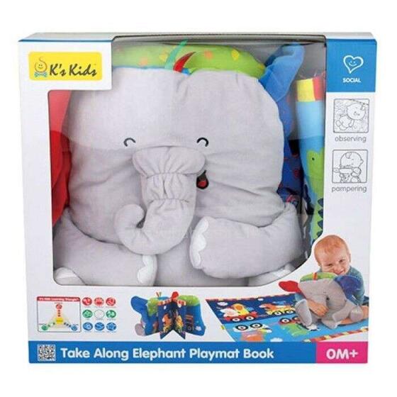 K's Kids Take Along Elephant Art.KA10754