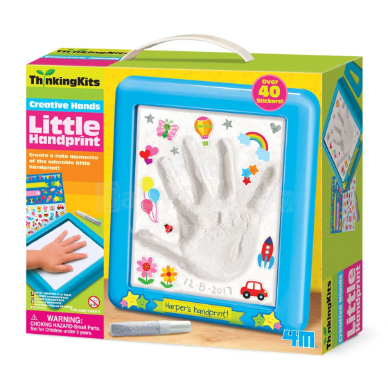4M Thinking Kits Little Hand Print Art.00-04726  Attīstošās rotaļlietas