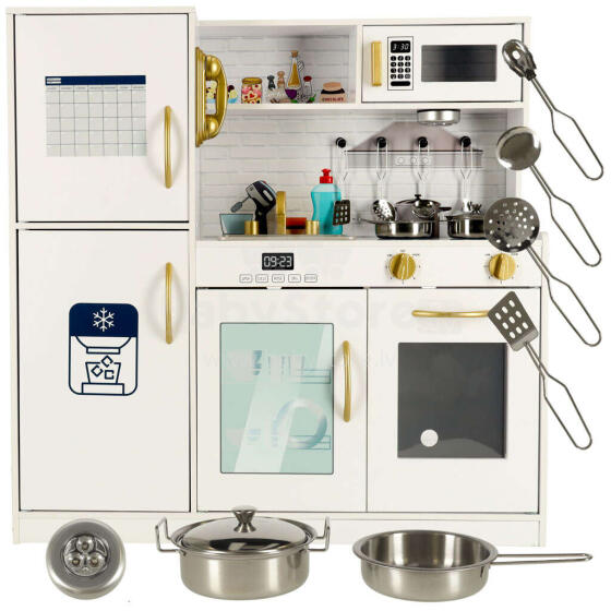 Ikonka Wooden Kitchen 80cm Led Art.KX4943_1