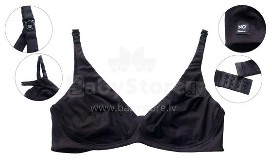 La bebe™ Nursing Bra Art.157120 Black Nursing Bra