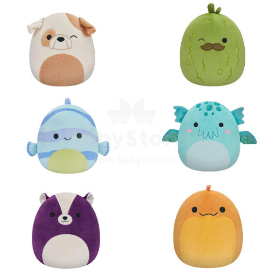 SQUISHMALLOWS W17 Plīša rotaļlieta, 19 cm