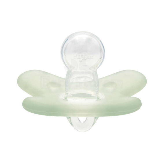 CANPOL BABIES 100% silikona knupītis, 6-12m, simetrisks, 1 gab., 24/002_gre