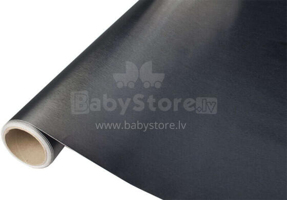 Ikonka Art.KX10163 Foil roll metallic brushed black 1,52x30m