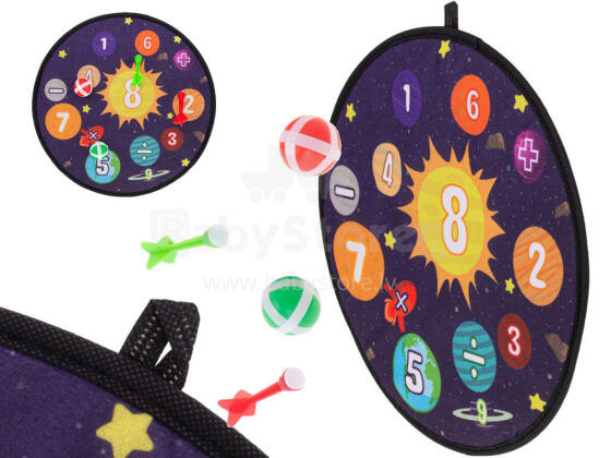 Ikonka Art.KX5618 Velcro dart game safe darts darts target 36cm
