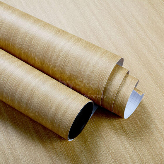 Ikonka Art.KX5526 Self-adhesive foil roll wallpaper oak walnut 1,22x50m