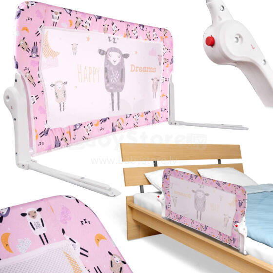 Ikonka Art.KX5318_1 Safety gate barrier bed guard 90cm sheep