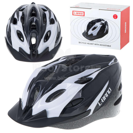 Ikonka Art.KX5070_1 L-BRNO Adjustable bicycle helmet size L 58-62cm