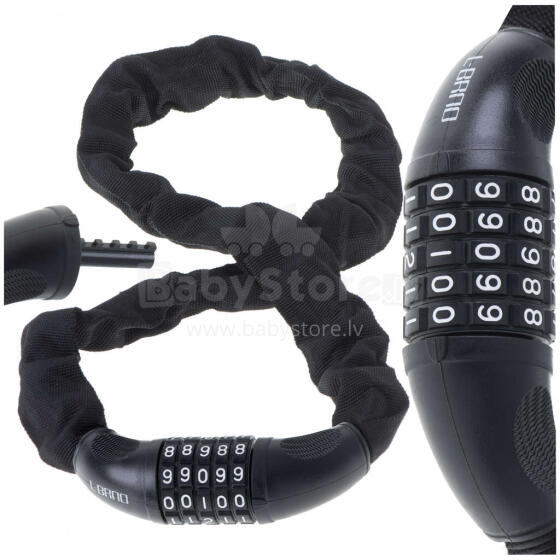 Ikonka Art.KX5063 L-BRNO bicycle safety lock combination lock 100cm