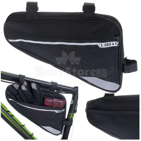 Ikonka Art.KX5061 L-BRNO Bike bag triangular under-frame pouch for bicycle
