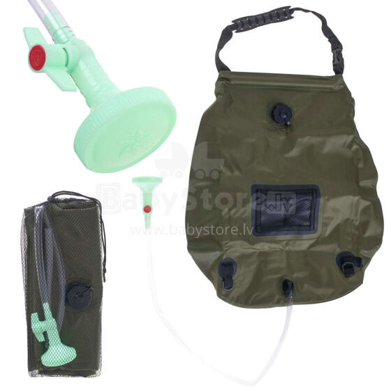 Ikonka Art.KX4993 Solar camping field shower 20L XXL with thermometer